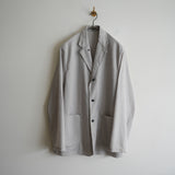 MAATEE&SONS 俺のSUMMER WOOL NOT A PLAIN JACKET MIX GRAY