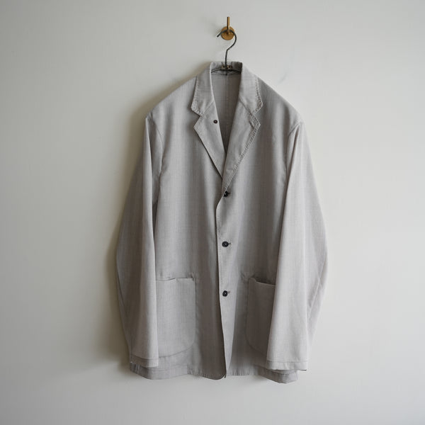 MAATEE&SONS 俺のSUMMER WOOL NOT A PLAIN JACKET MIX GRAY – RASSEMBLE