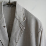 MAATEE&SONS 俺のSUMMER WOOL NOT A PLAIN JACKET MIX GRAY