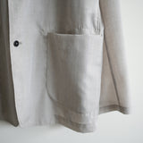MAATEE&SONS 俺のSUMMER WOOL NOT A PLAIN JACKET MIX GRAY