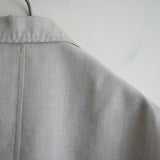 MAATEE&SONS 俺のSUMMER WOOL NOT A PLAIN JACKET MIX GRAY