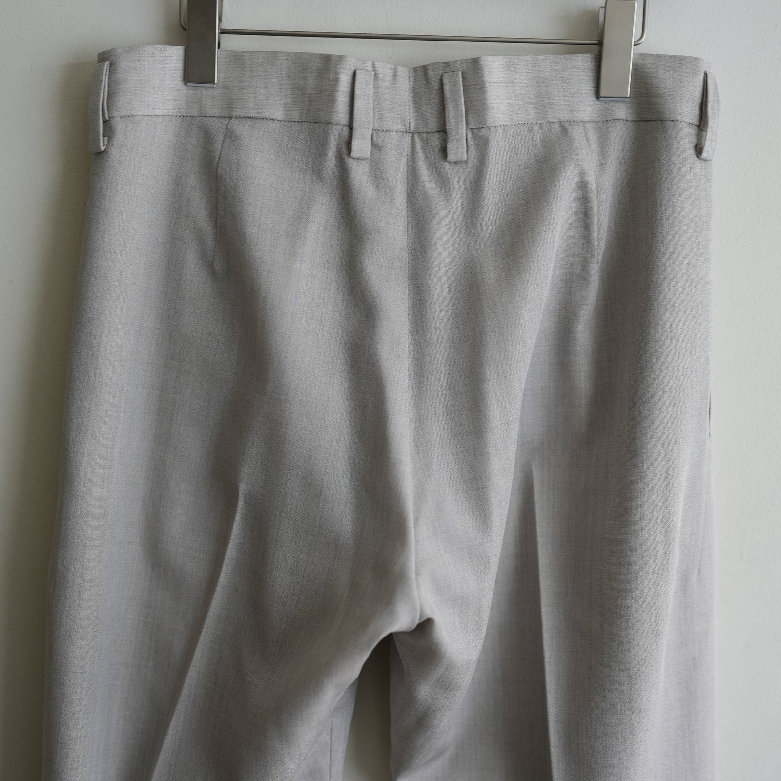 26ss MAATEE&SONS 俺のsummer wool 無双 MAATEE&SONS 俺のSUMMER WOOL 無双TROUSER MIX GRAY – RASSEMBLE