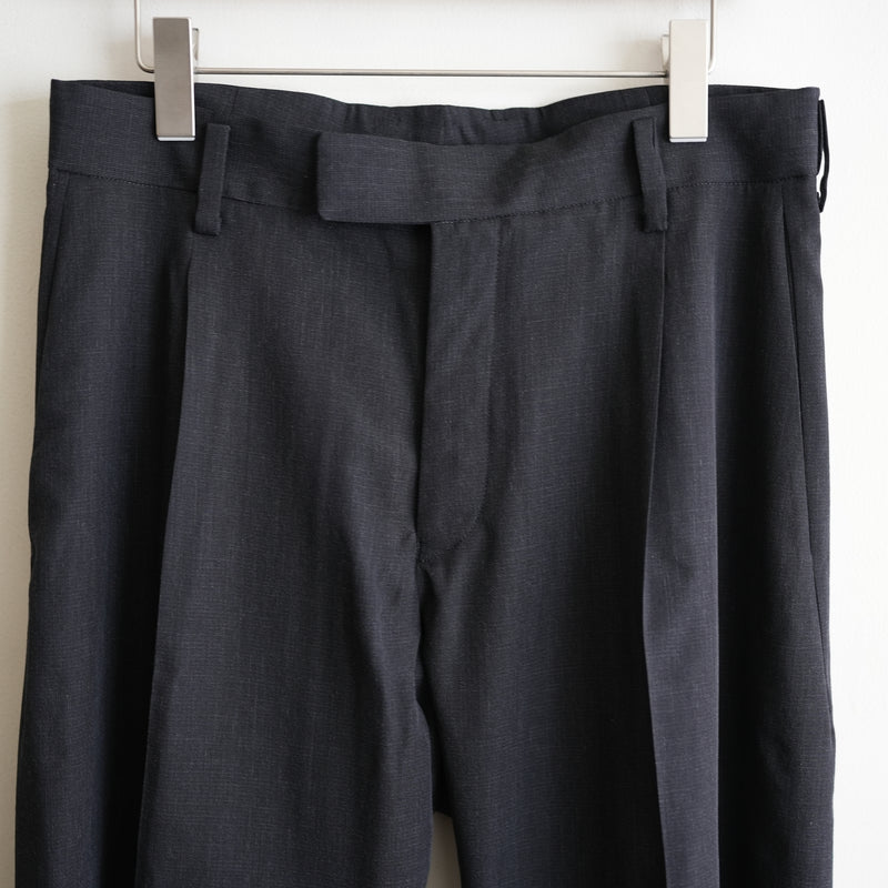 MAATEE&SONS 俺のSUMMER WOOL 無双TROUSER CHARCOAL – RASSEMBLE