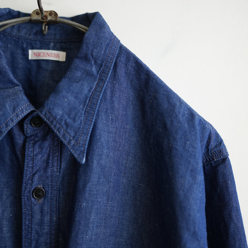 NICENESS CHAMBRAY WORK SHIRT 