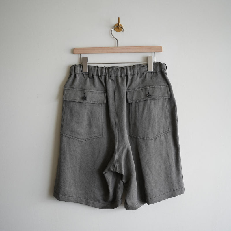 ULTERIOR WASHED C/L CORKSCREW UTILITY SHORTS – RASSEMBLE