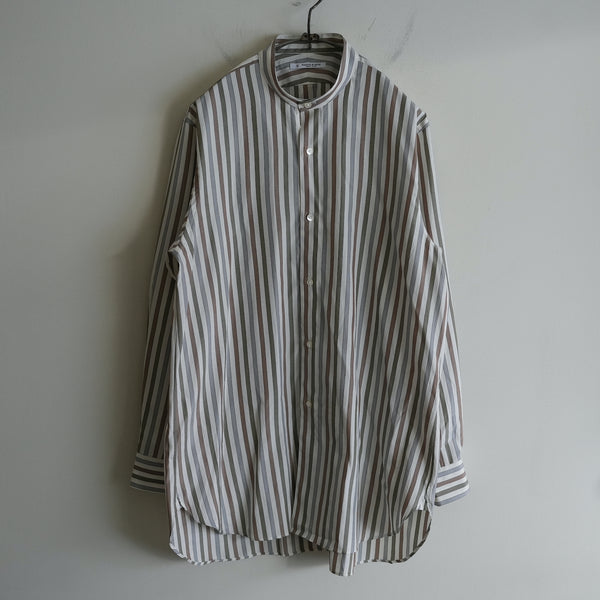 MAATEE&SONS Silk Cotton Multi Stripe Shirt