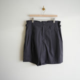 MAATEE&SONS NYLON GURKHA SHORTS CHARCOAL