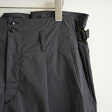 MAATEE&SONS NYLON GURKHA SHORTS CHARCOAL