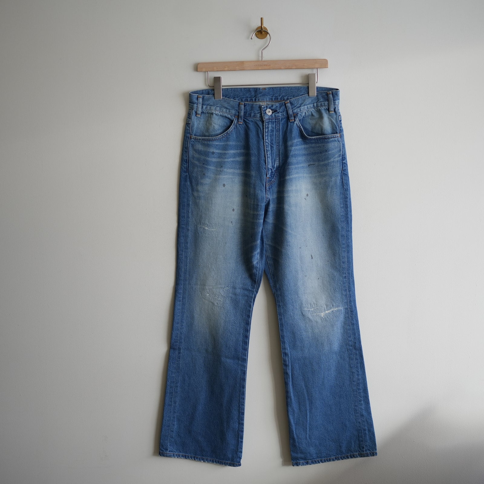 MAATEE&SONS FLARE DENIM repair サイズ1 MAATEE&SONS REPAIR FLARE DENIM PANTS – RASSEMBLE