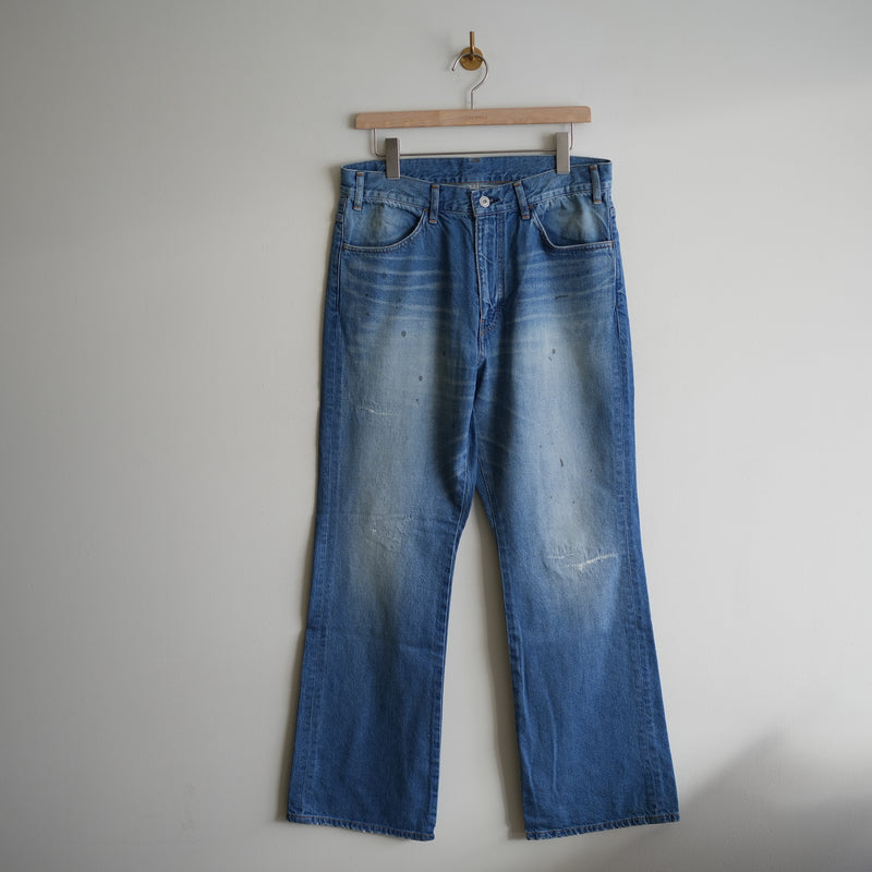 パンツ MAATEE&SONS FLARE DENIM repair INDIGO MAATEE&SONS REPAIR FLARE DENIM PANTS – RASSEMBLE