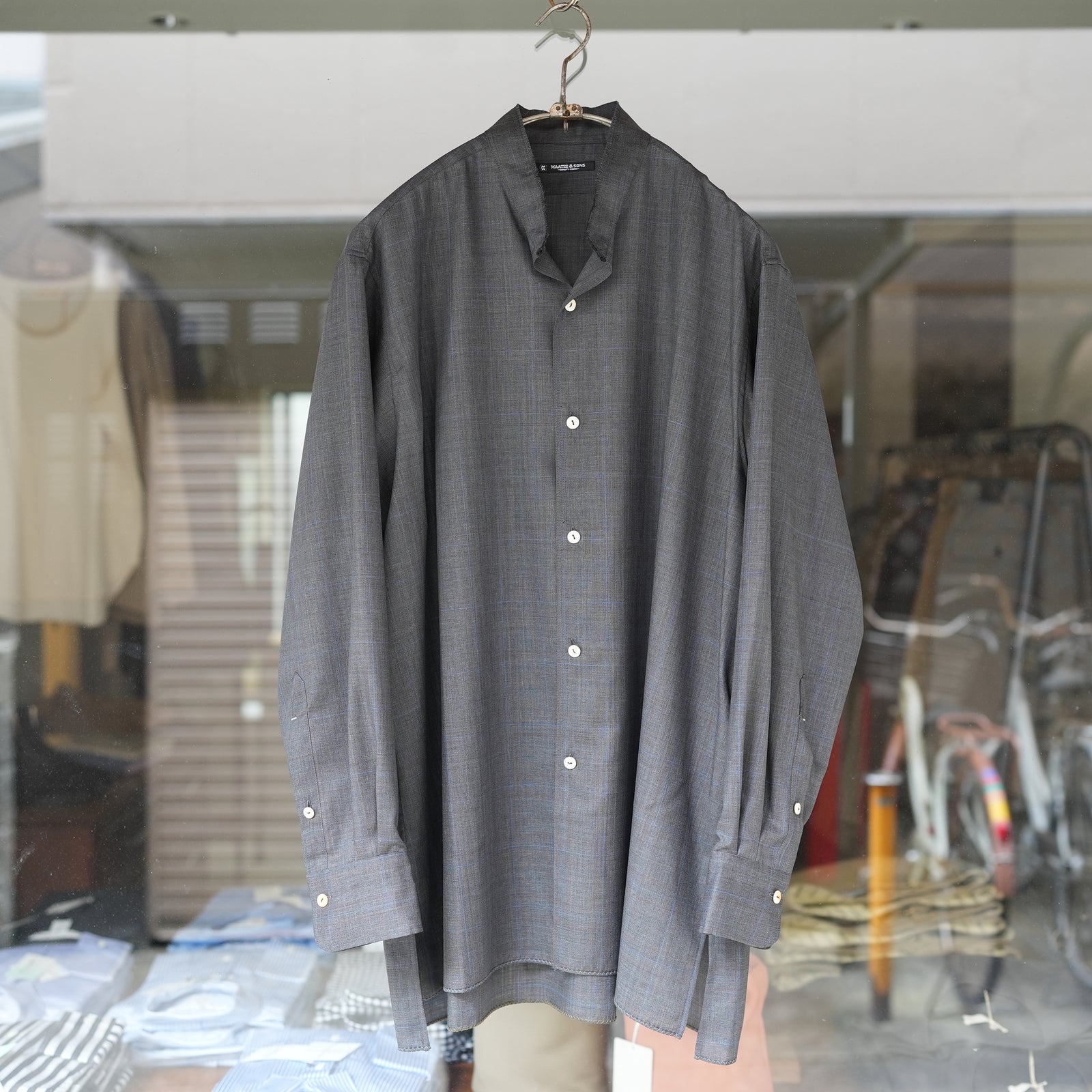 MAATEE&SONS H WOOL ARTI SHIRT CHARCOAL – RASSEMBLE