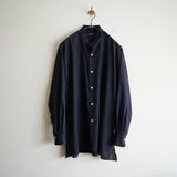 MAATEE&SONS H WOOL ARTI SHIRT NAVY