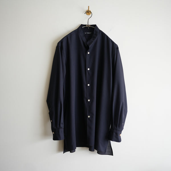 MAATEE&SONS H WOOL ARTI SHIRT NAVY – RASSEMBLE