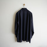 MAATEE&SONS H WOOL ARTI SHIRT NAVY