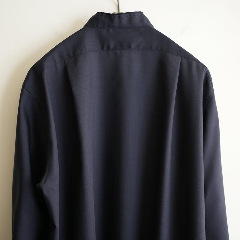 MAATEE&SONS H WOOL ARTI SHIRT NAVY – RASSEMBLE