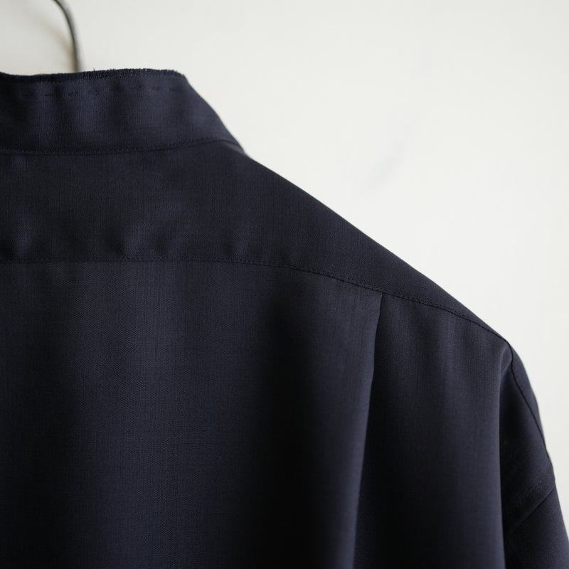 MAATEE&SONS H WOOL ARTI SHIRT NAVY – RASSEMBLE