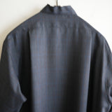 MAATEE&SONS H WOOL ARTI SHIRT CHARCOAL
