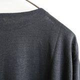 MAATEE&SONS LINEN TENJIKU BASQUE TEE BLK