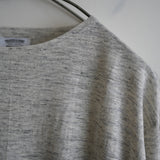 MAATEE&SONS LINEN TENJIKU BASQUE TEE GRAY