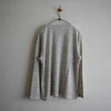 MAATEE&SONS LINEN TENJIKU BASQUE TEE GRAY