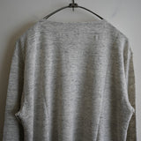 MAATEE&SONS LINEN TENJIKU BASQUE TEE GRAY