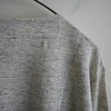 MAATEE&SONS LINEN TENJIKU BASQUE TEE GRAY