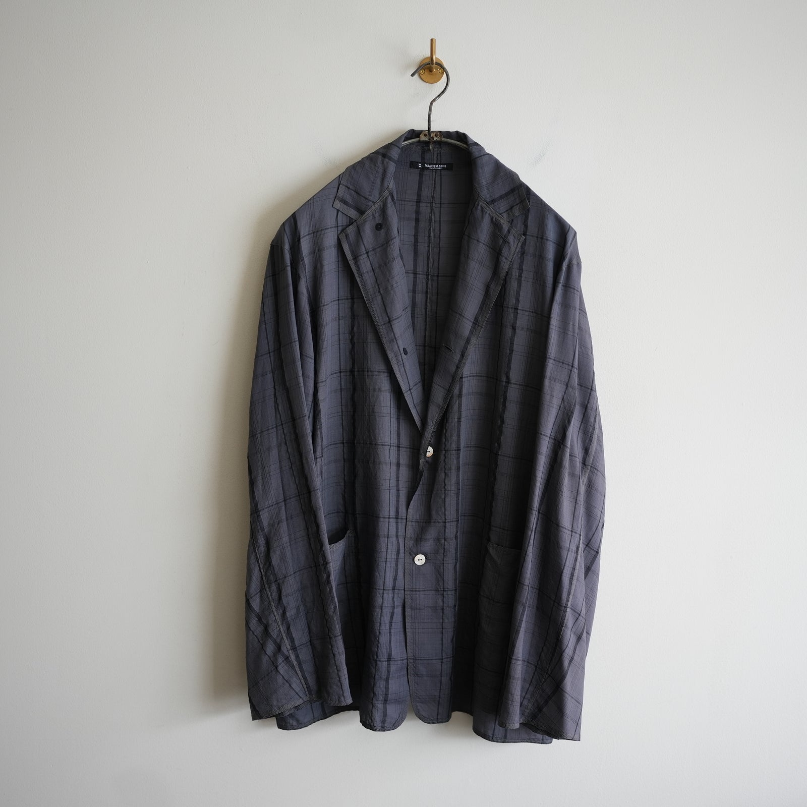 MAATEE&SONS H WOOL 折って折ってJACKET CHARCOAL – RASSEMBLE