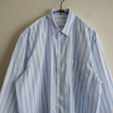 COMME des GARCONS SHIRT STRIPE HALF SLEEVE BIG SHIRT