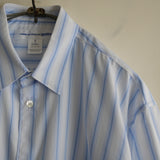 COMME des GARCONS SHIRT STRIPE HALF SLEEVE BIG SHIRT