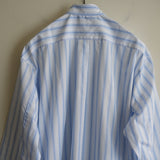 COMME des GARCONS SHIRT STRIPE HALF SLEEVE BIG SHIRT
