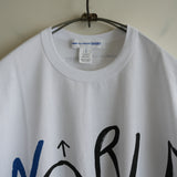 COMME des GARCONS SHIRT PRINTED BIG TEE WORLD HOPE