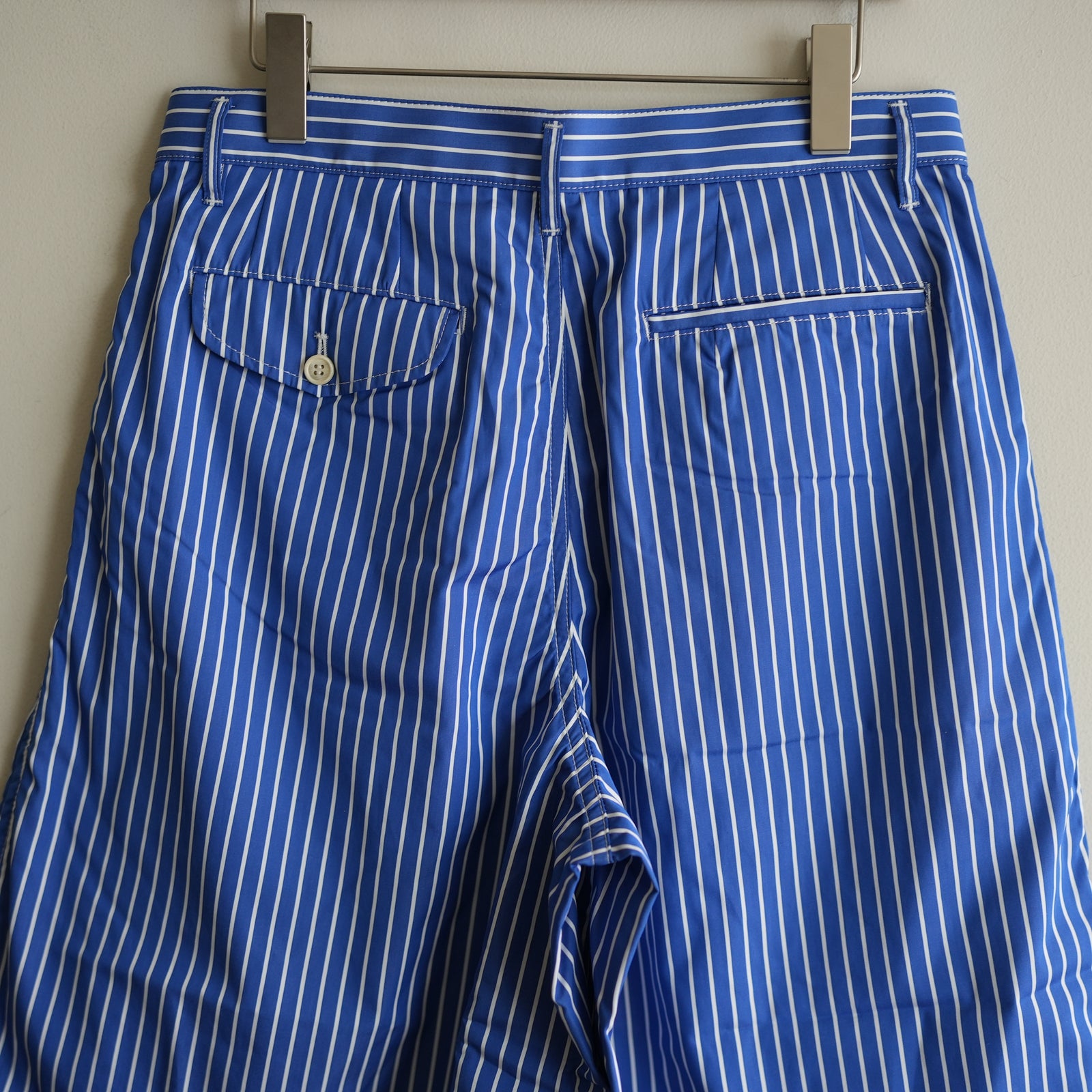 COMMEdesGARCONS コムコム　ストライプ柄 キュロット Sサイズ COMME des GARCONS SHIRT STRIPE 2TUCK SHORT PANTS – RASSEMBLE