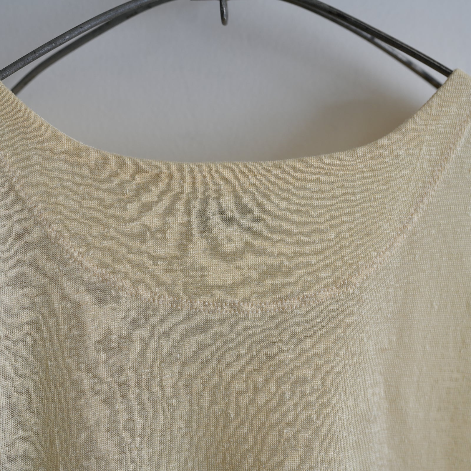 MAATEE&SONS LINEN 天竺 TANK TOP YELLOW – RASSEMBLE