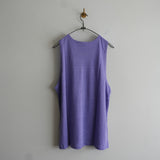 MAATEE&SONS LINEN 天竺 TANK TOP PURPLE