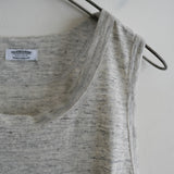 MAATEE&SONS LINEN 天竺 TANK TOP GRAY