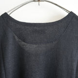 MAATEE&SONS LINEN 天竺 TANK TOP BLK