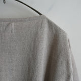 Yonetomi NEW BASIC AMA LINEN BASQUE SHIRT
