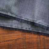 MAATEE&SONS H WOOL/SILK OPEN COLLAR FRINGE SHIRT