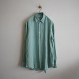 MAATEE&SONS RAMIE SHORT POINT SHIRT GREEN