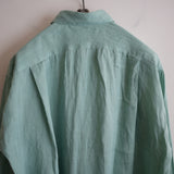 MAATEE&SONS RAMIE SHORT POINT SHIRT GREEN