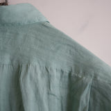 MAATEE&SONS RAMIE SHORT POINT SHIRT GREEN