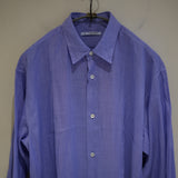 MAATEE&SONS RAMIE SHORT POINT SHIRT BLUE