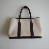 OLD HERMES GARDEN PARTY PM TOILE ASH