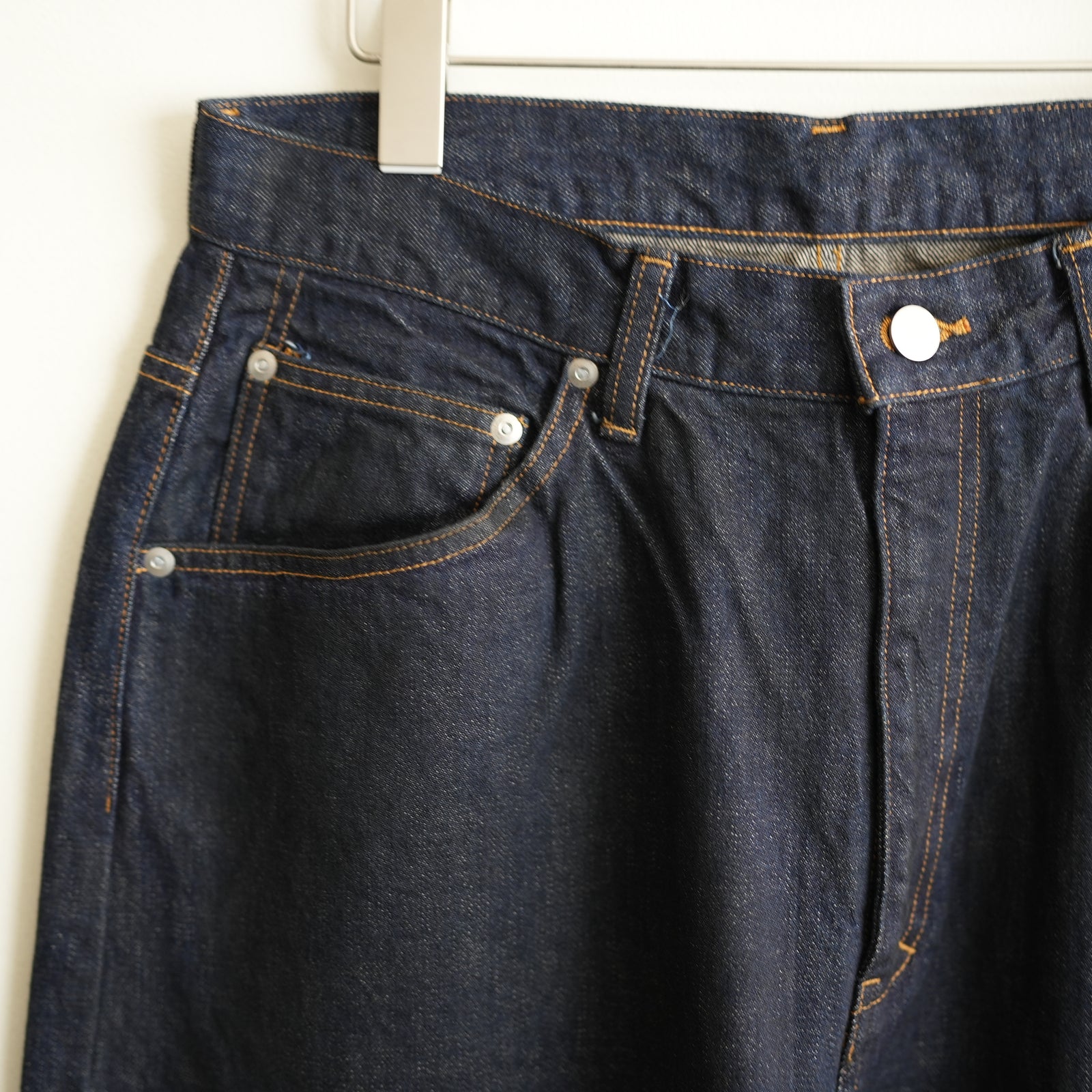 ANCELLM #02 SELVEDGE TAPERED 5P DENIM PANTS OW – RASSEMBLE