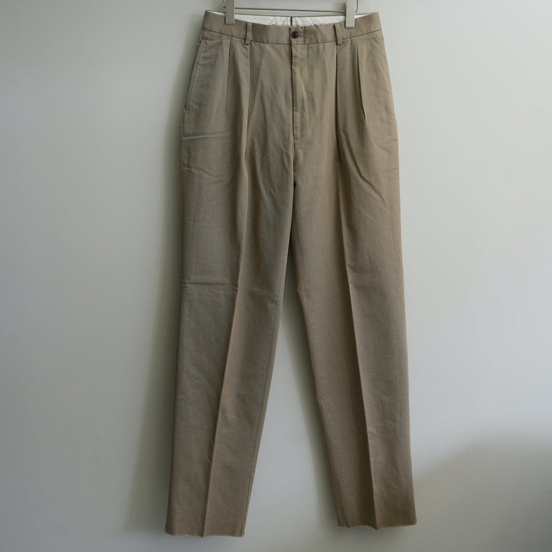 NEAT Chino 2Tuck Trousers BEIGE