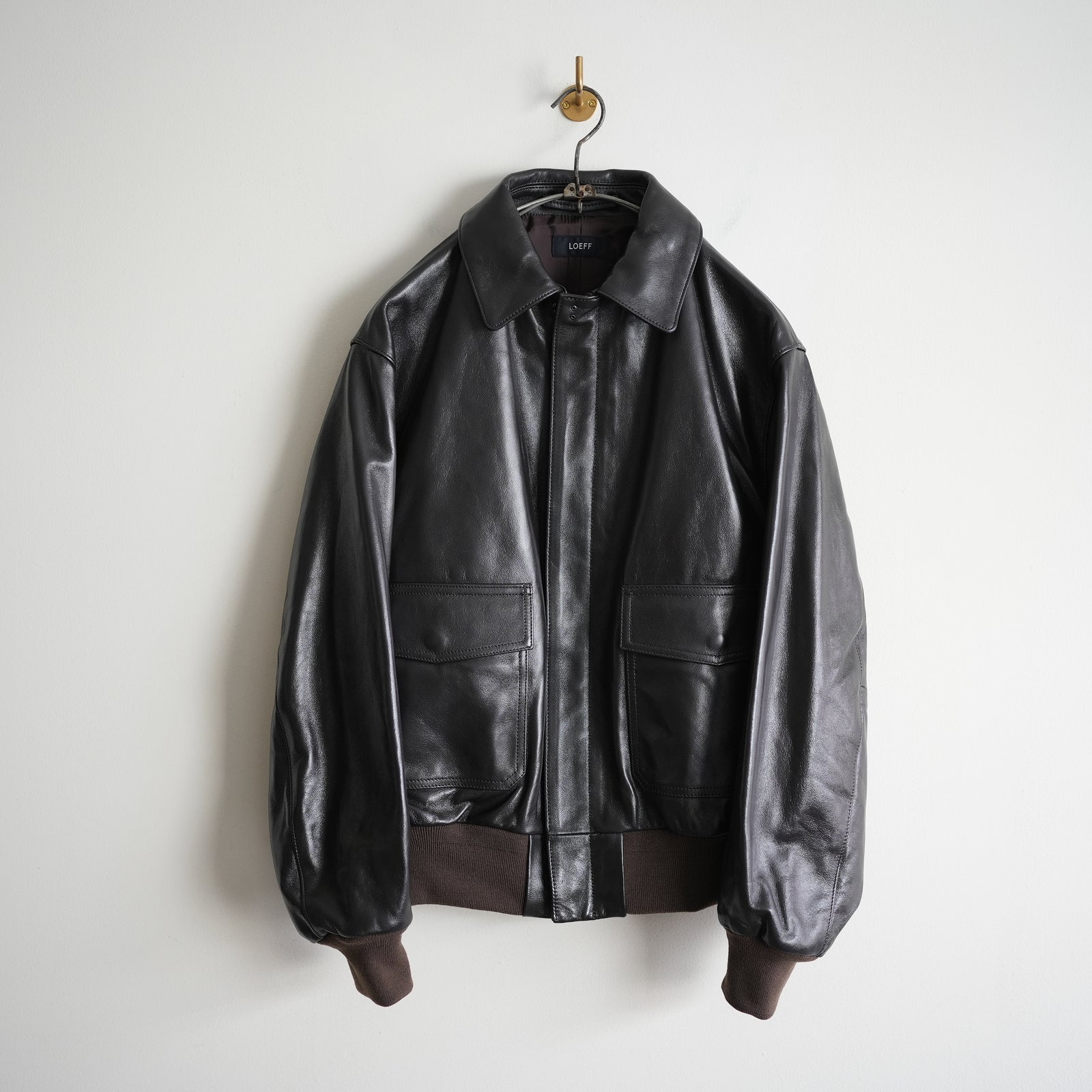 LOEFF LAMB LEATHER FLIGHT JACKET – RASSEMBLE
