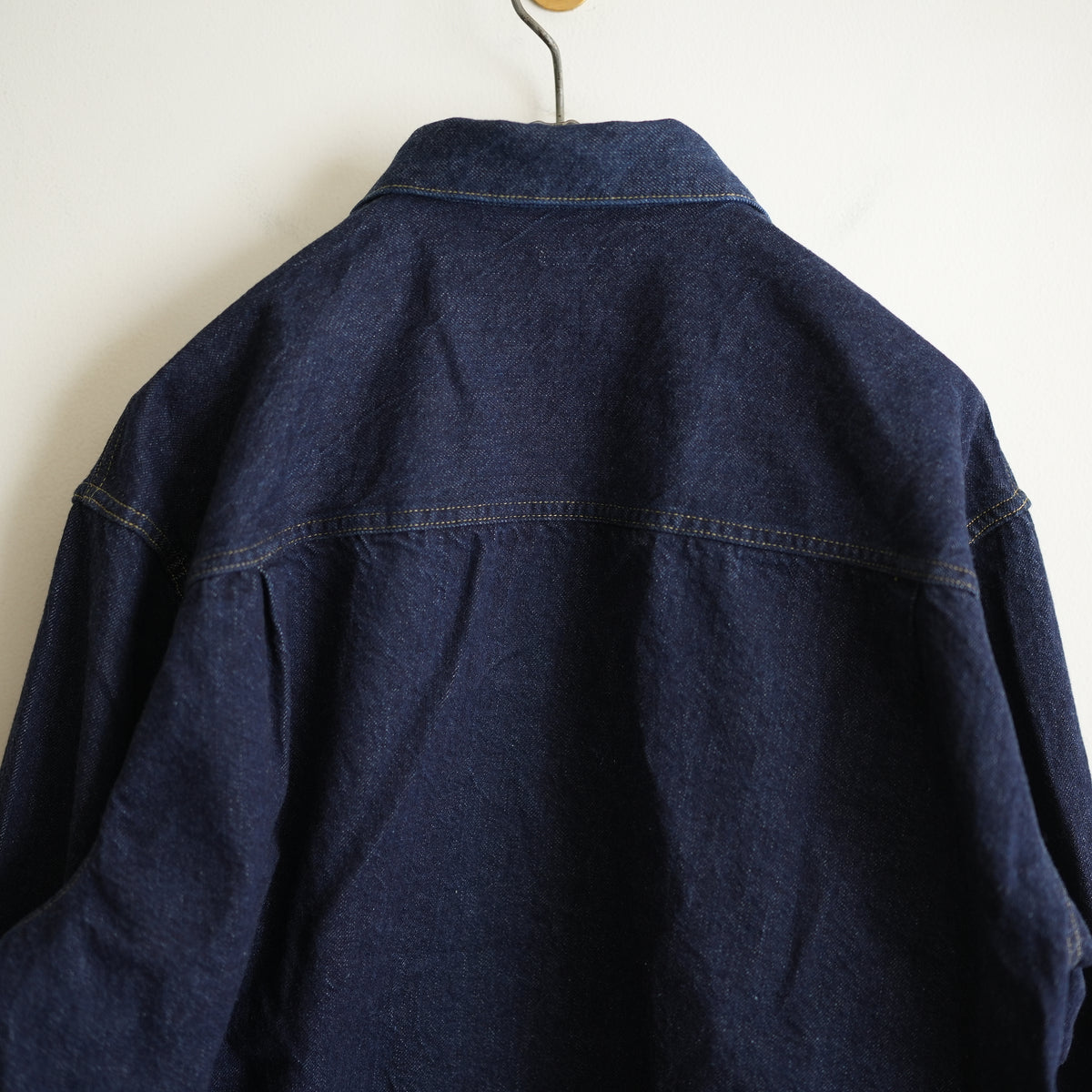 ULTERIOR SELVEDGE DENIM PLEATED JACKET