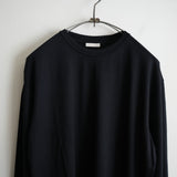 ULTERIOR PURE CASHMERE TENJIKU LS TEE BLK