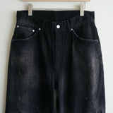 ANCELLM AGING TAPERED 5P DENIM PANTS