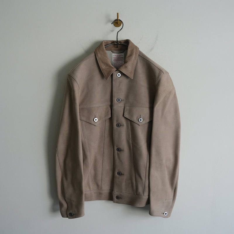 NICENESS LAMB SUEDE TRACKER JACKET "MACLEAN"